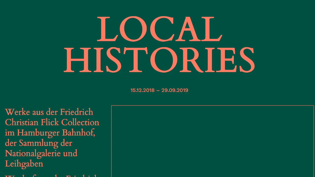 Local Histories