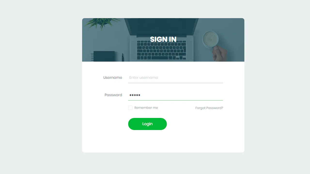 Login Form #15