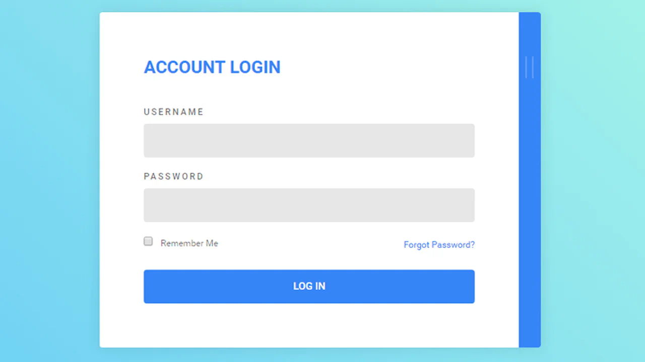 Login Form - Modal