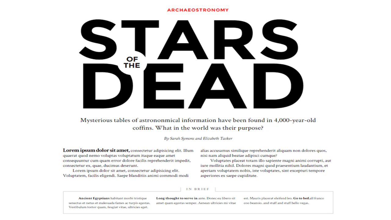 Magazine Layout Attempt #2