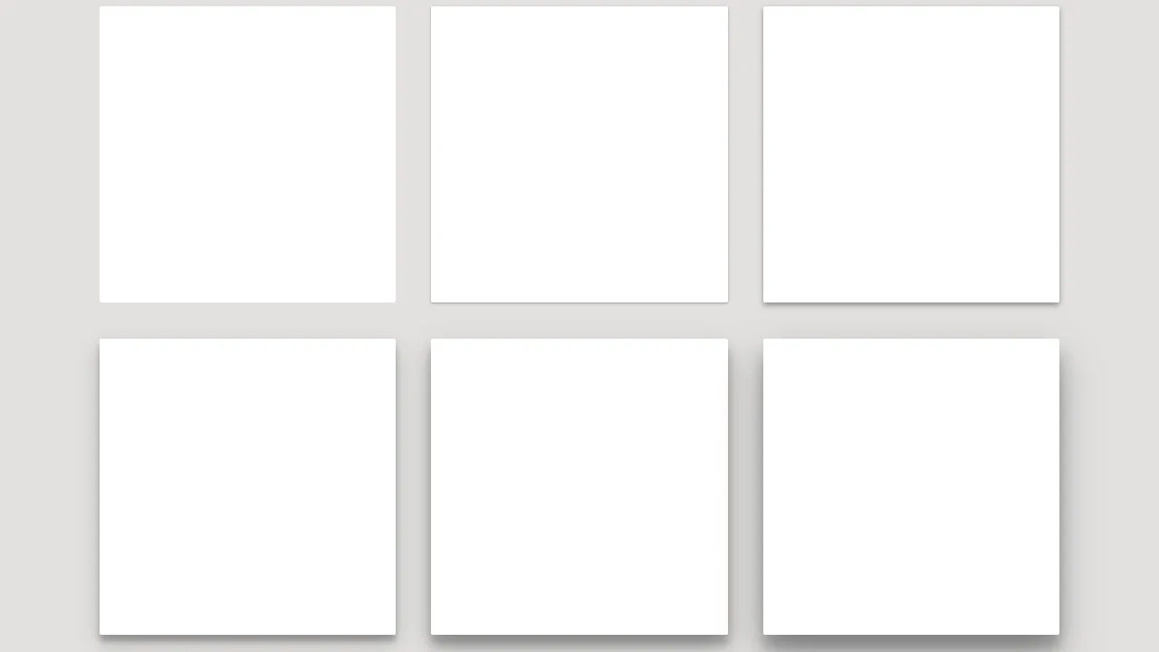 Material Design Box Shadows