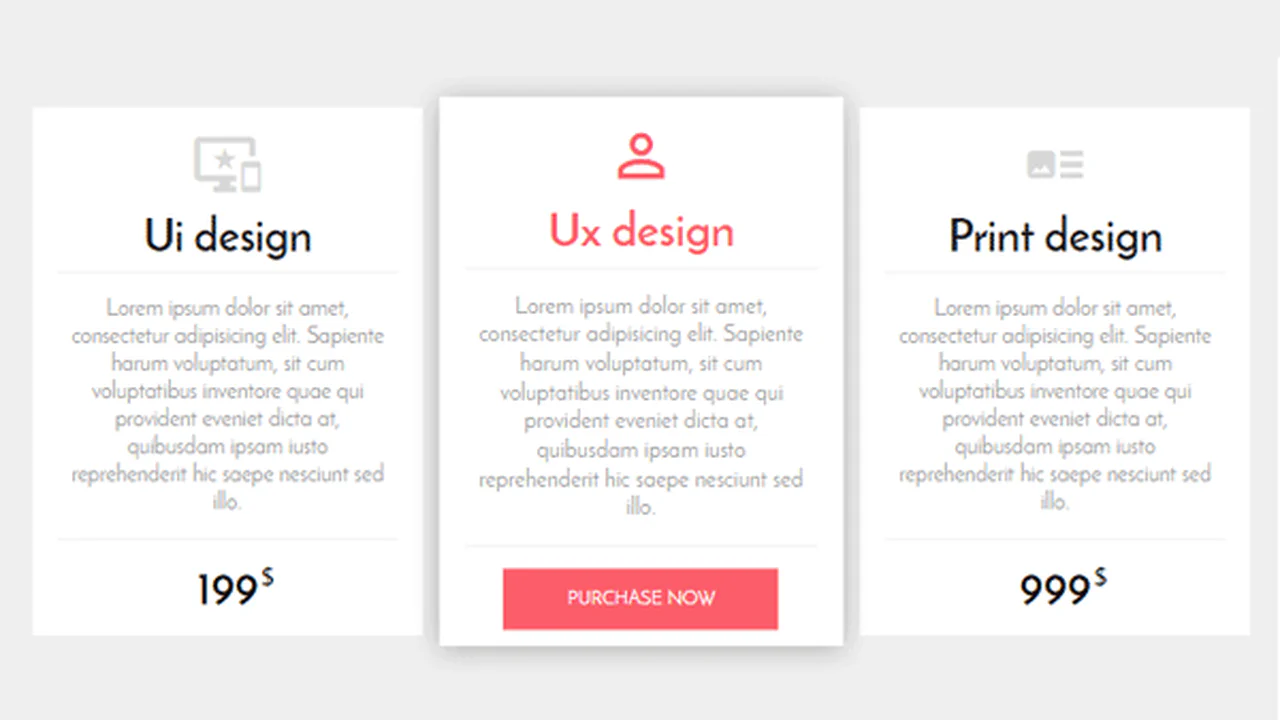 Material Pricing Tables