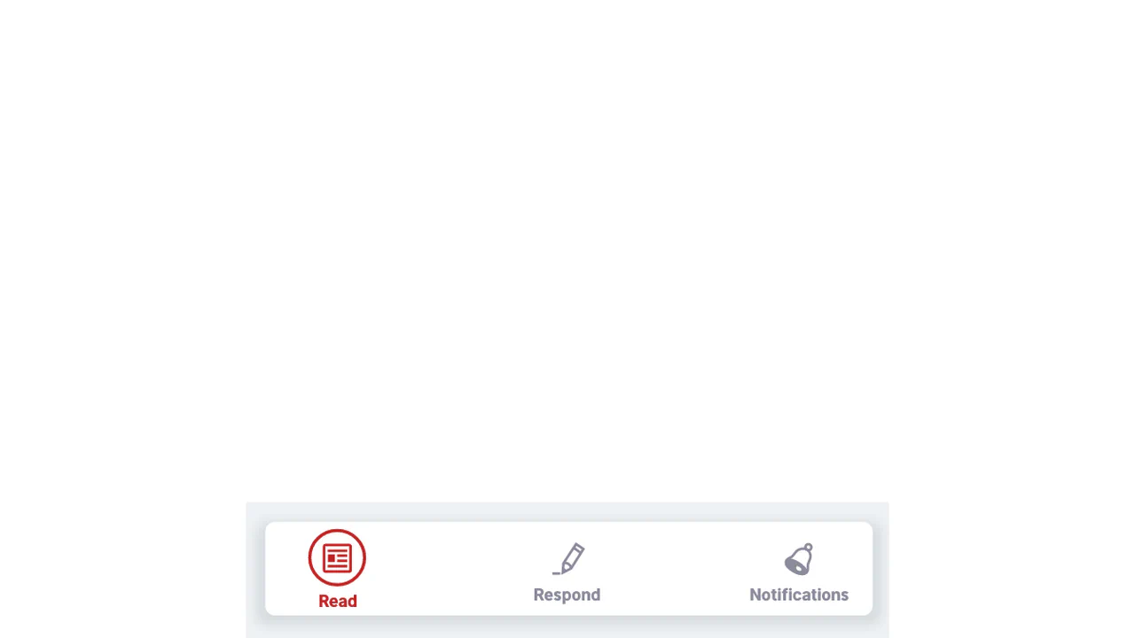 SVG Mobile Tab Bar