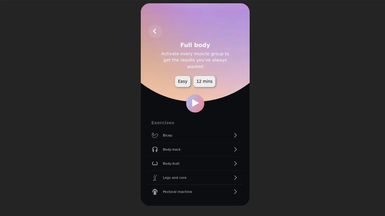 Mobile UI CSS Only