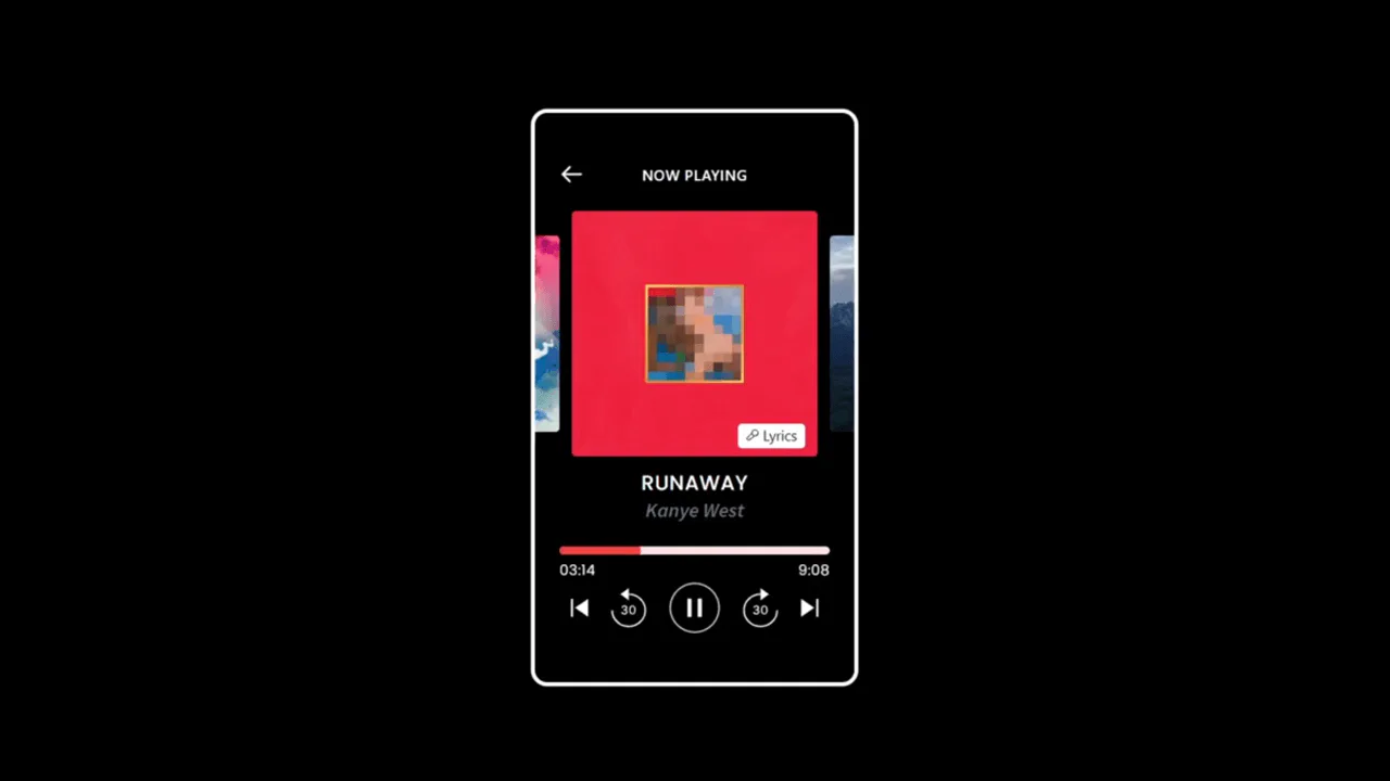 Music Player with Tailwind CSS (UI Only)