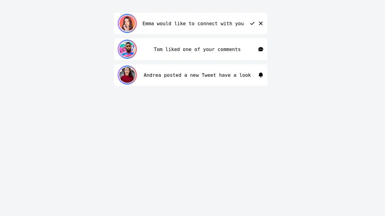 Notification Alert