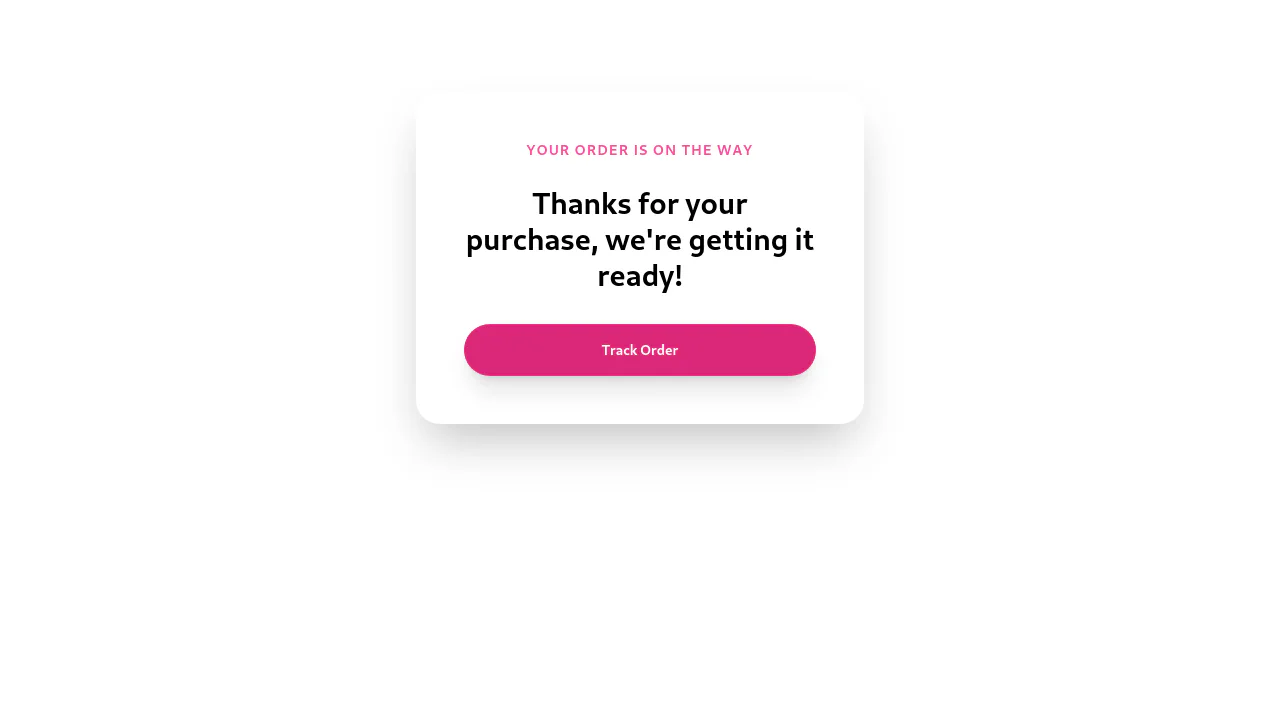 Order Notification with Action