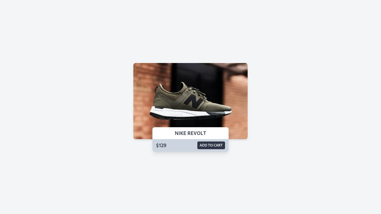 Overlapping Product Card