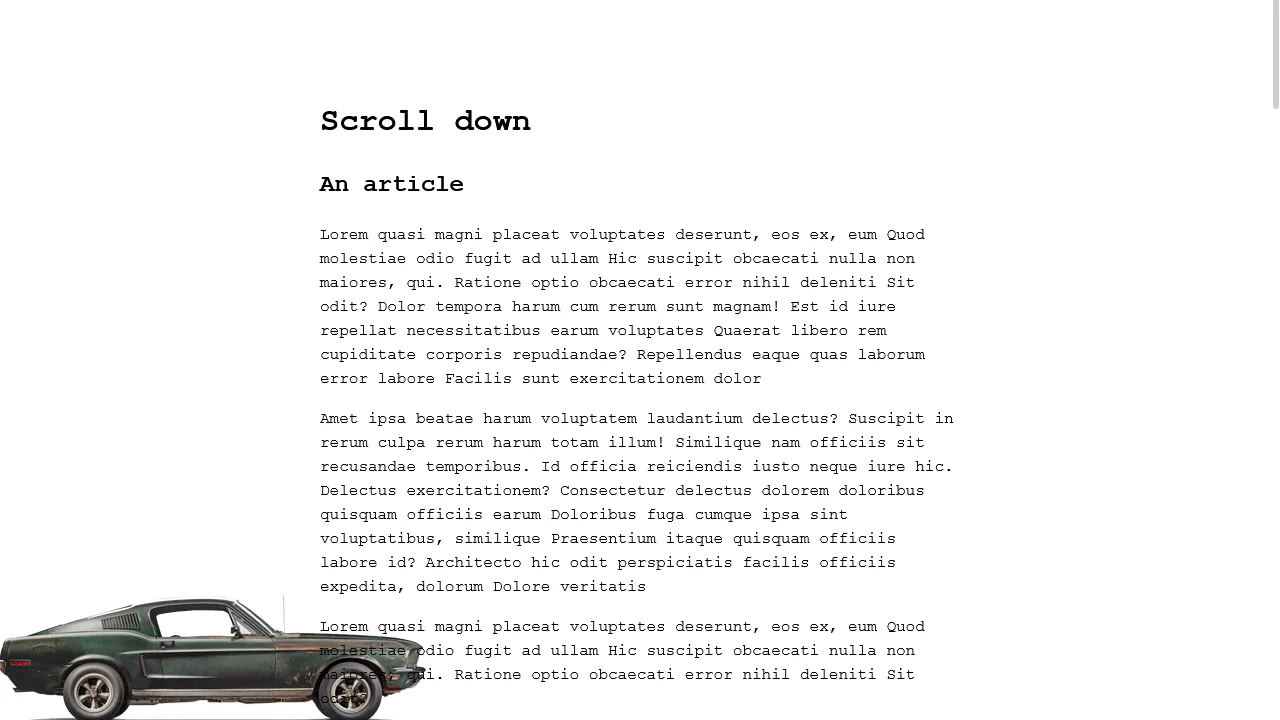 ProgressCar with Custom CSS Properties