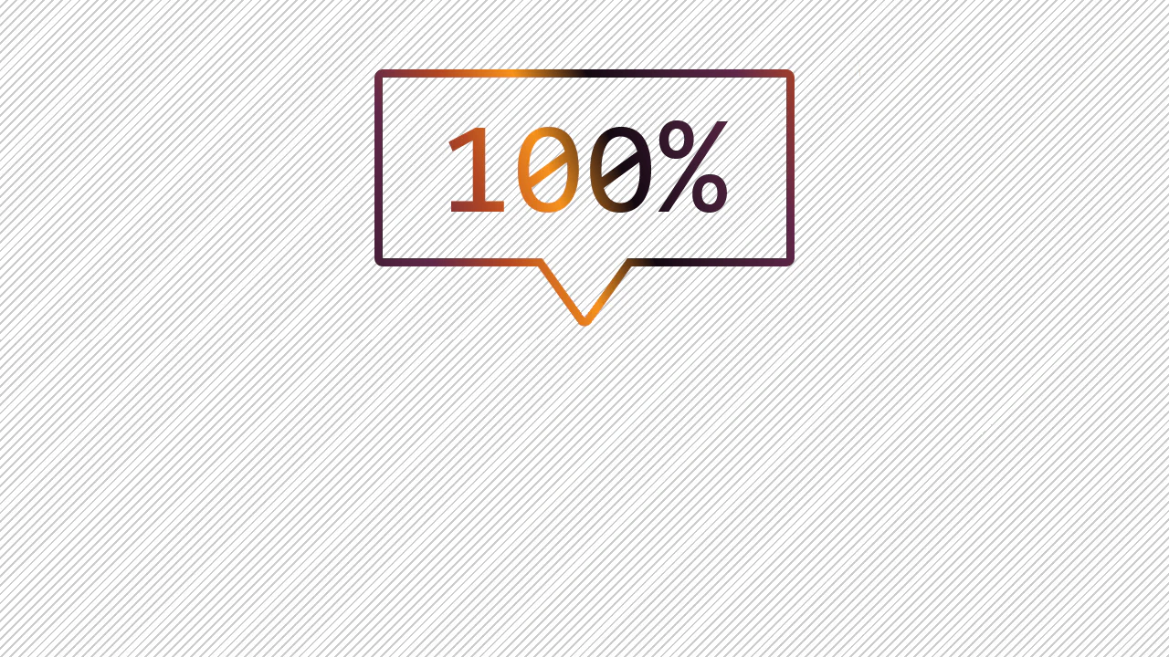 Pure CSS 1 Element Gradient Tooltip