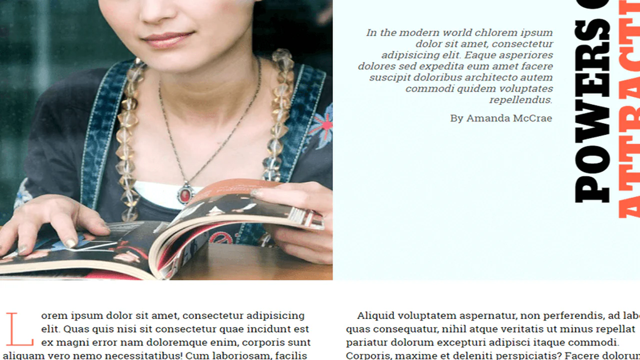 Responsive Magazine Layout