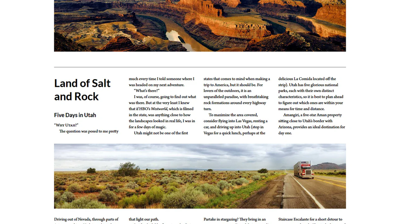 Responsive Multicol Magazine Layout