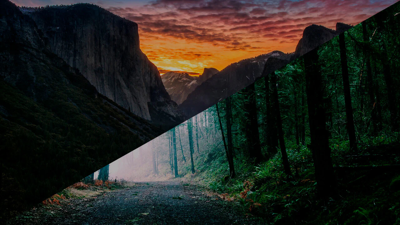 Responsive Triangle Background Images