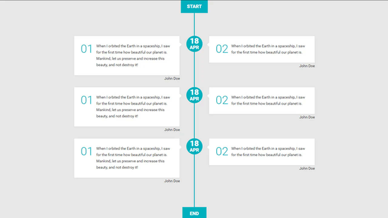 Responsive Vertical Timeline