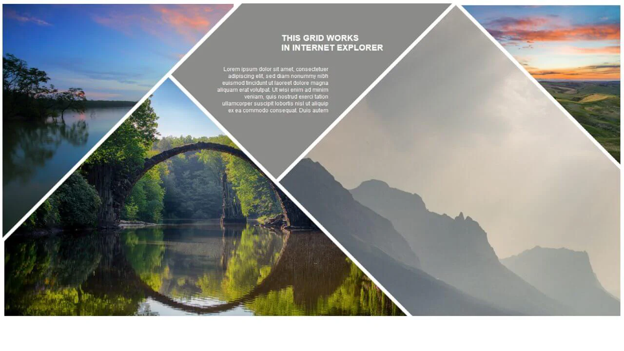 Rotated Image Grid