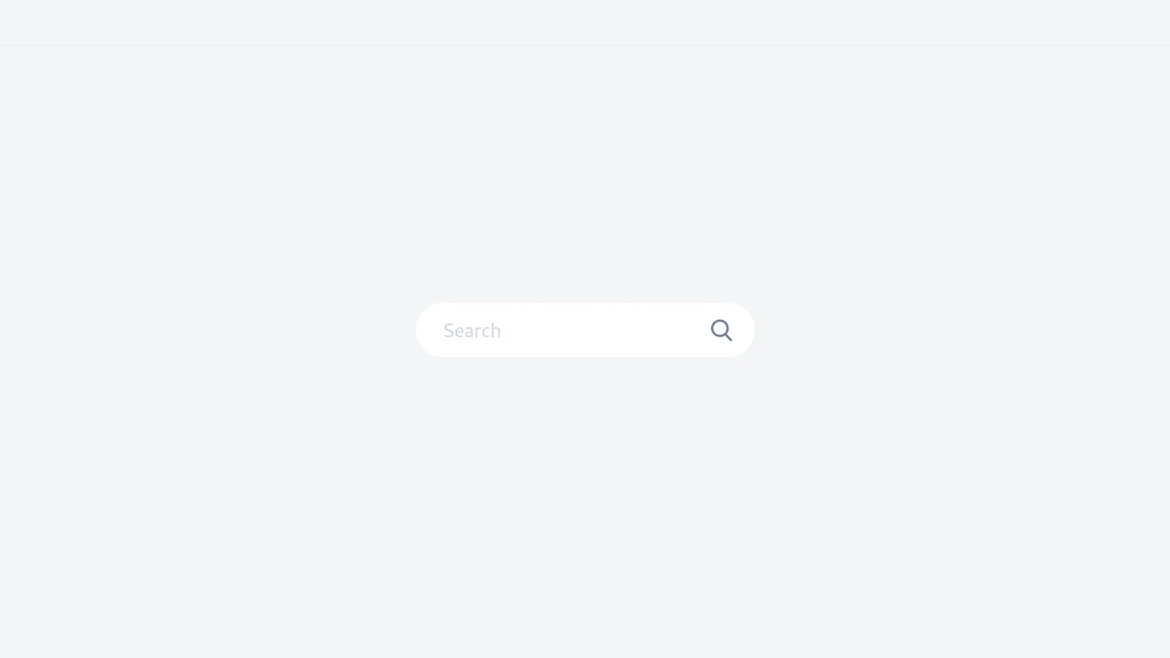 Search Input Full Rounded