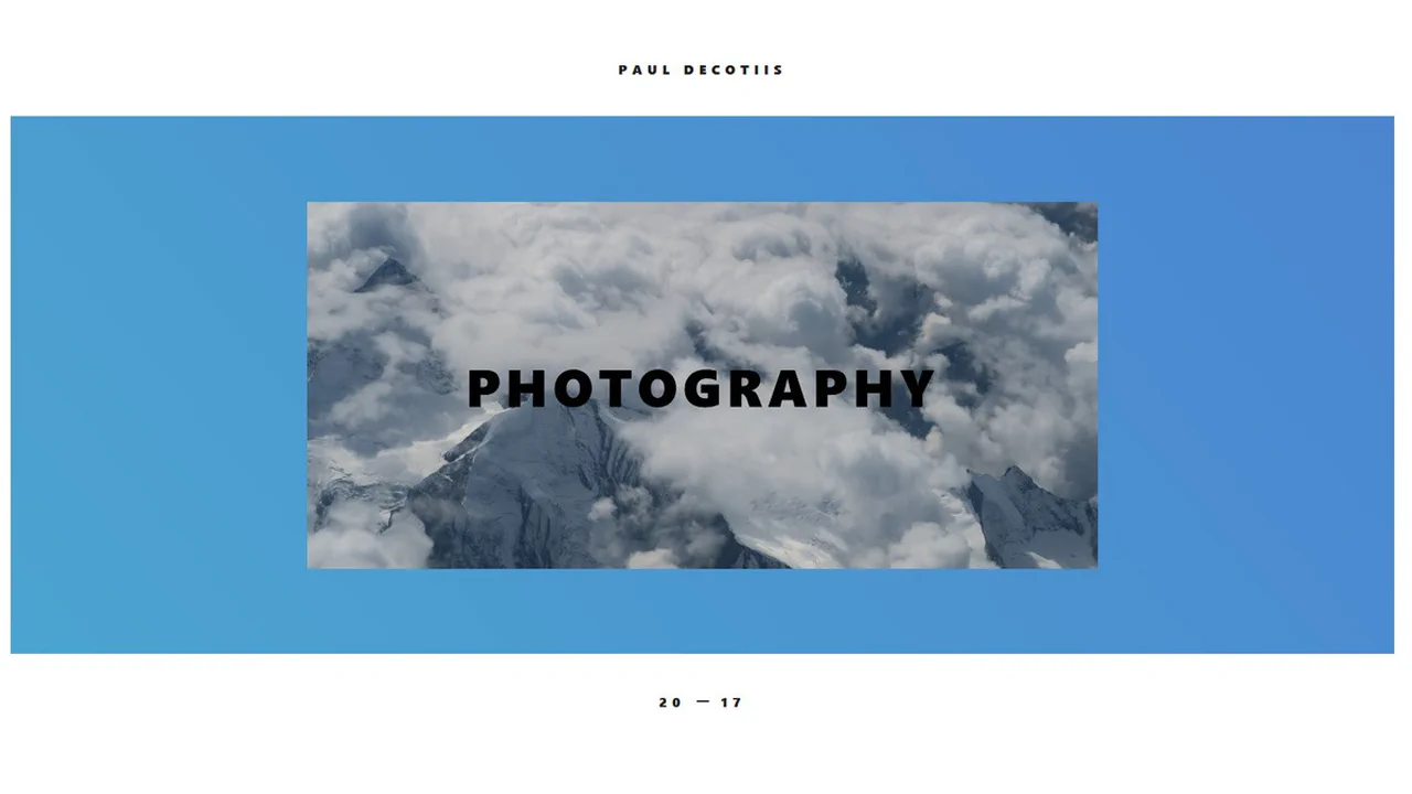 Simple CSS3 Page Transition 