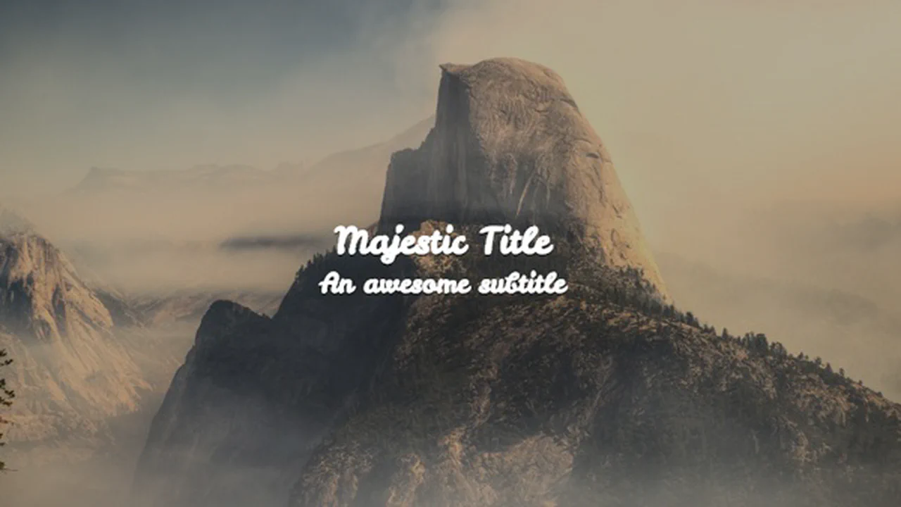 Simple Parallax Header