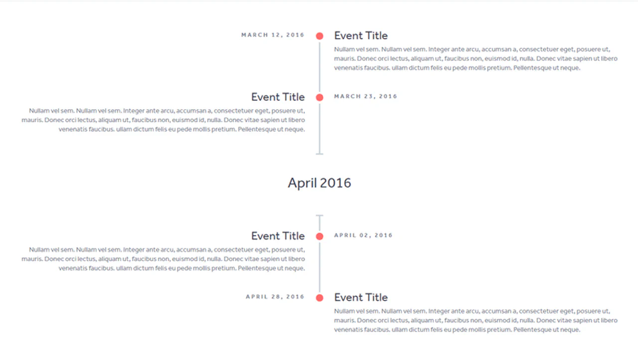 Simple Responsive Timeline