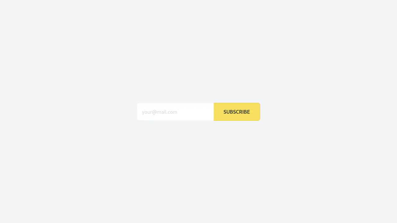 Simple Rounded Text Form