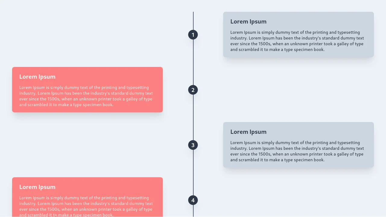Simple Vertical Timeline