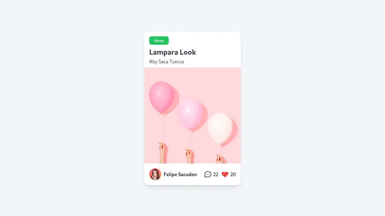 Social Media Card