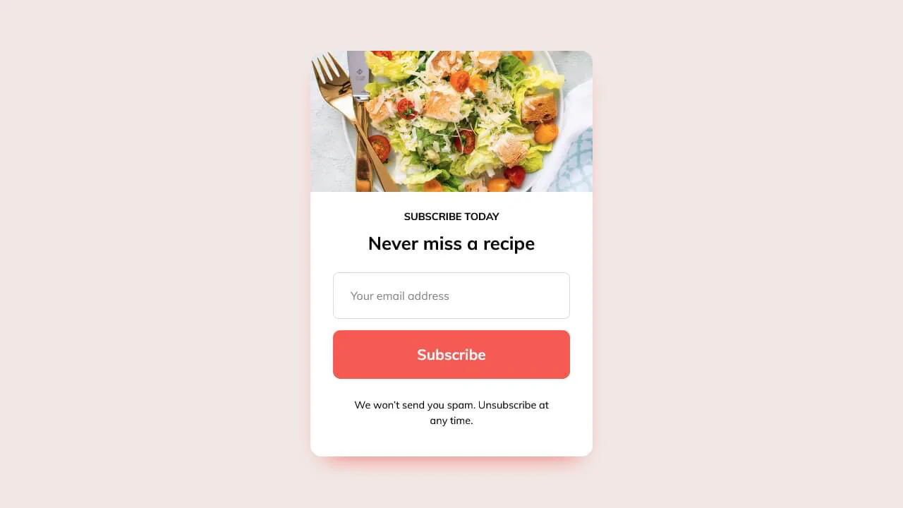 Subscribe Card