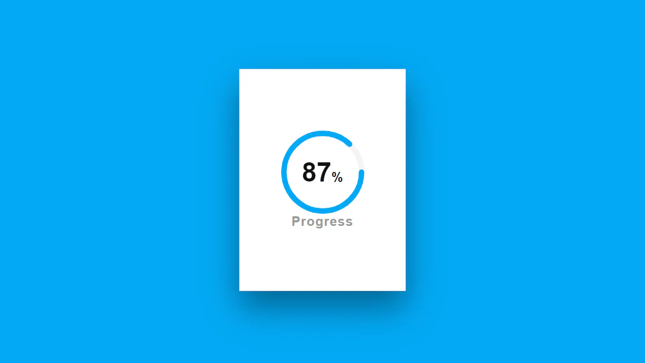  SVG Circle Progress Bar