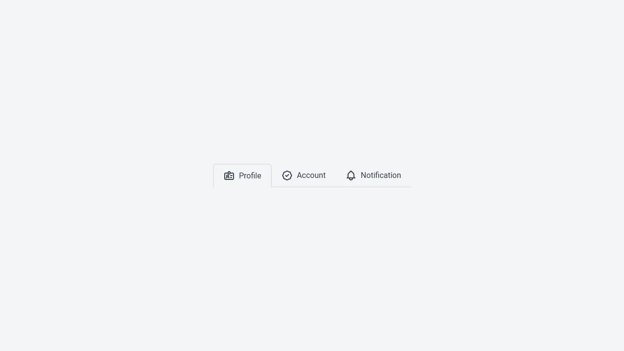 End Closed With Icons Tabs