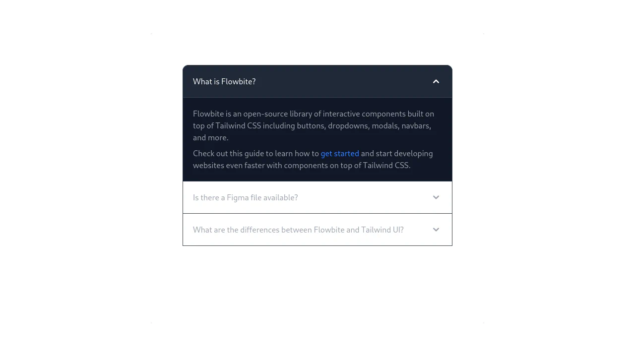 Tailwind CSS Accordion