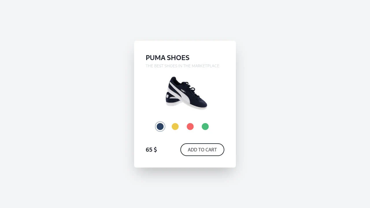 Tailwind CSS Card with Add to Cart