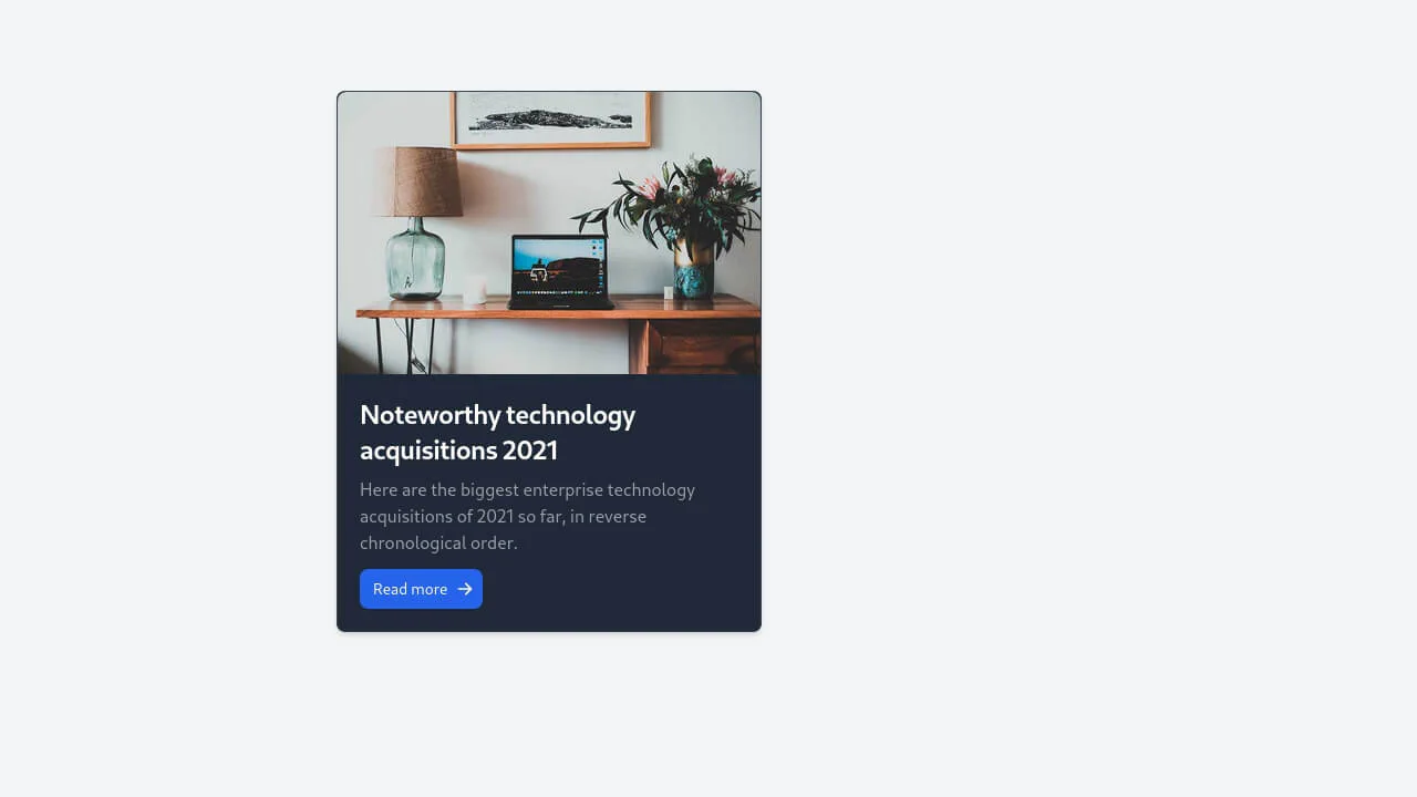 Tailwind CSS Card