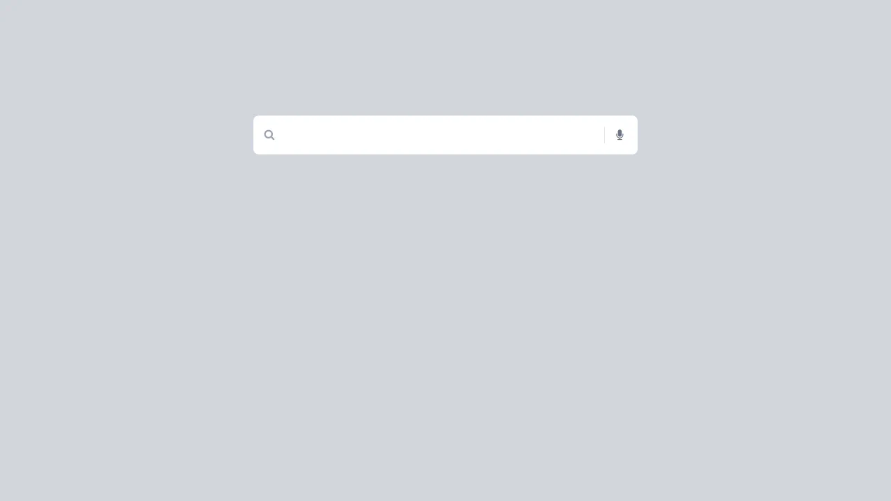 Tailwind CSS Search Bar with FontAwesome Icons