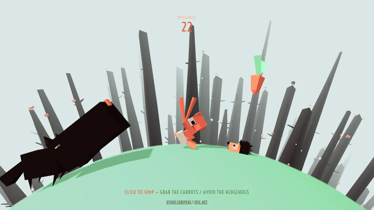 The Frantic Run of the Valorous Rabbit