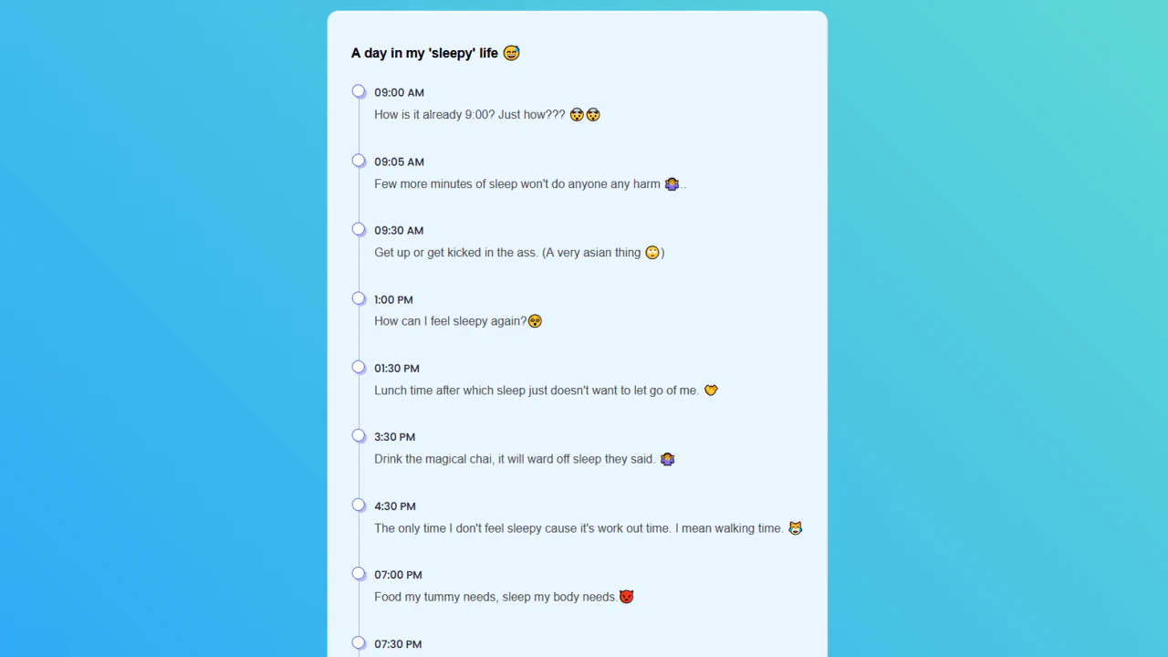 Timeline