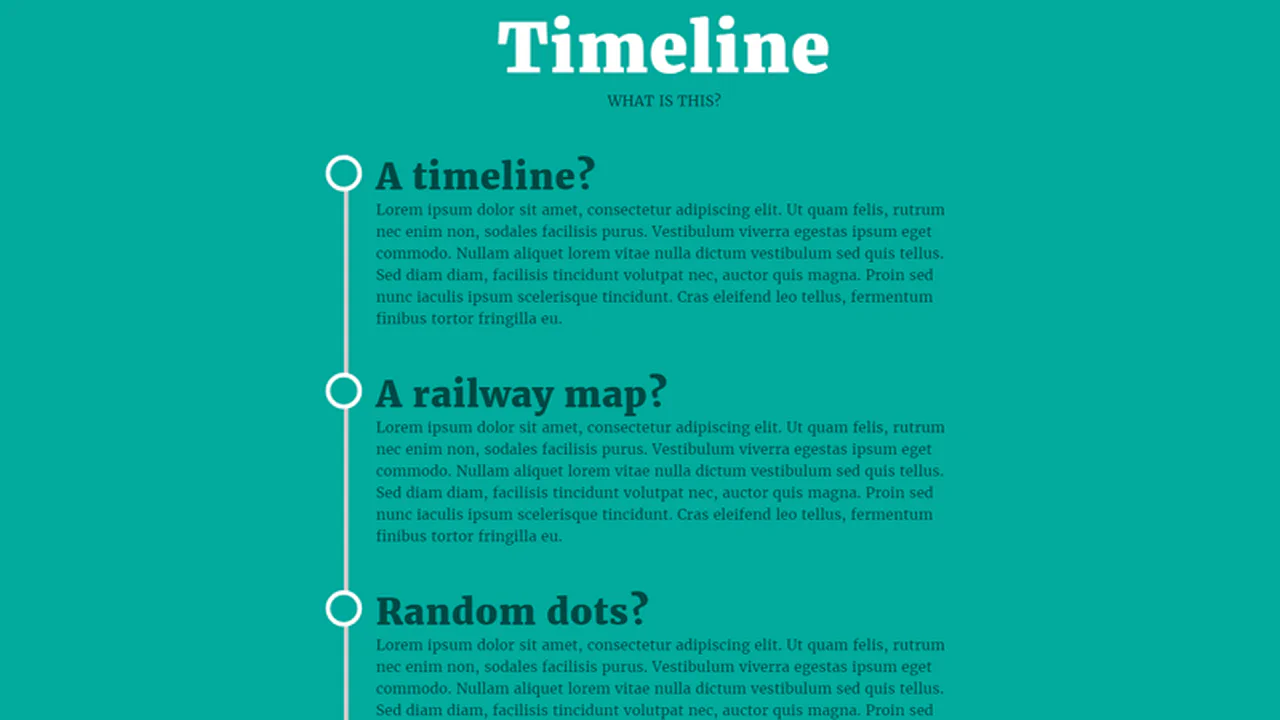 Timeline Animation