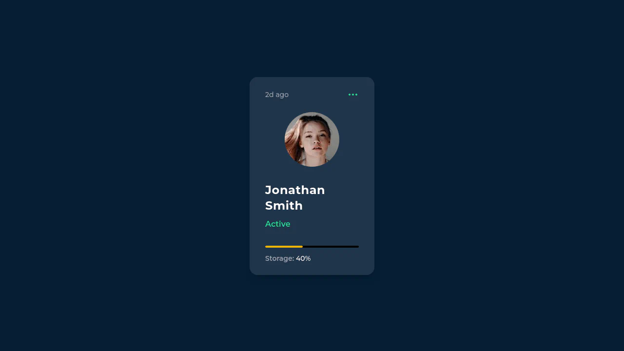 User Profile Card