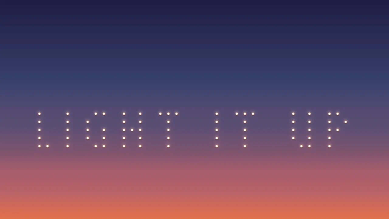 Variable Font Light Sensor
