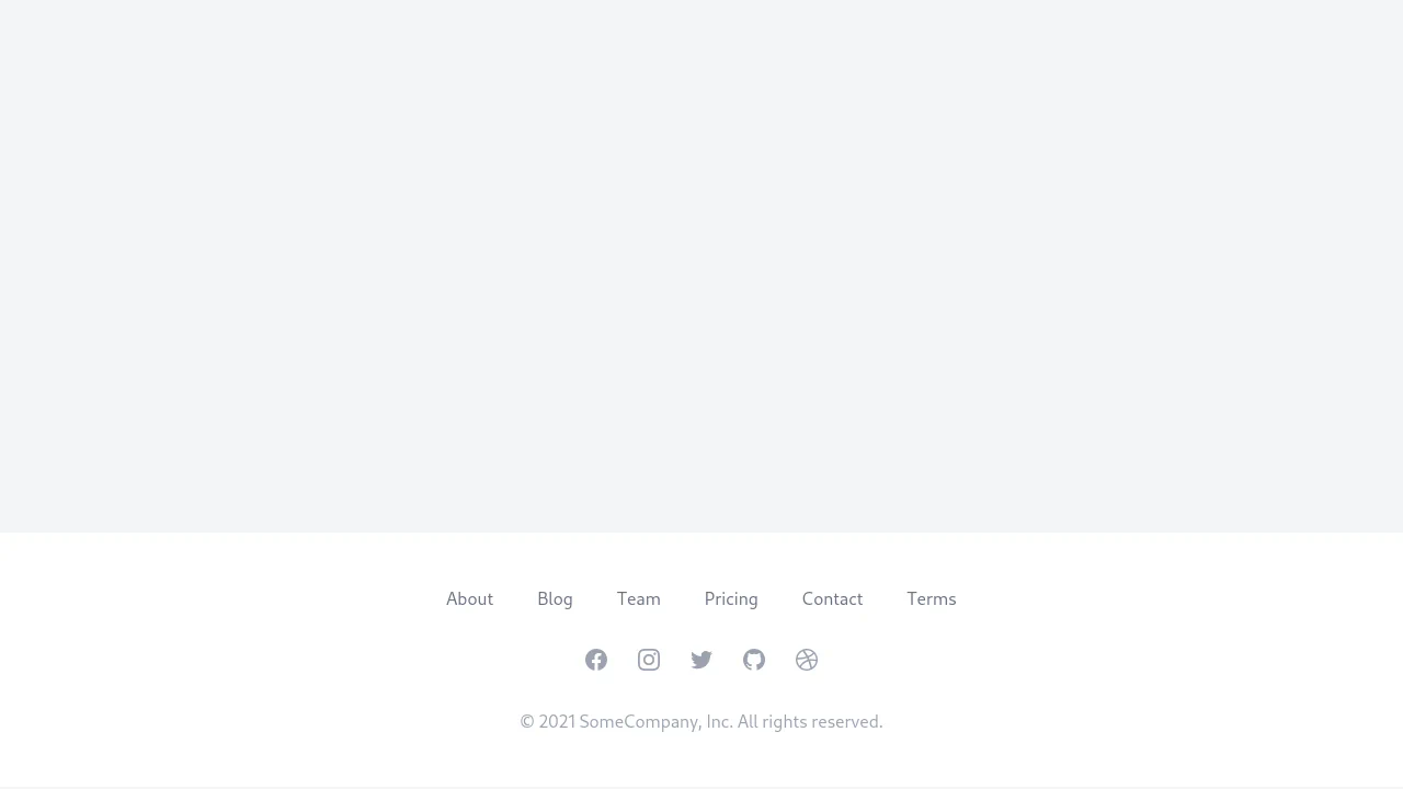 Website Footer