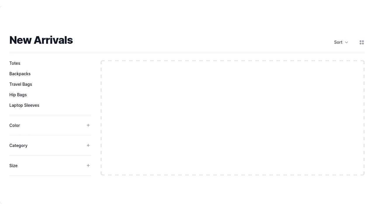 With Inline Actions and Expandable Sidebar Filters