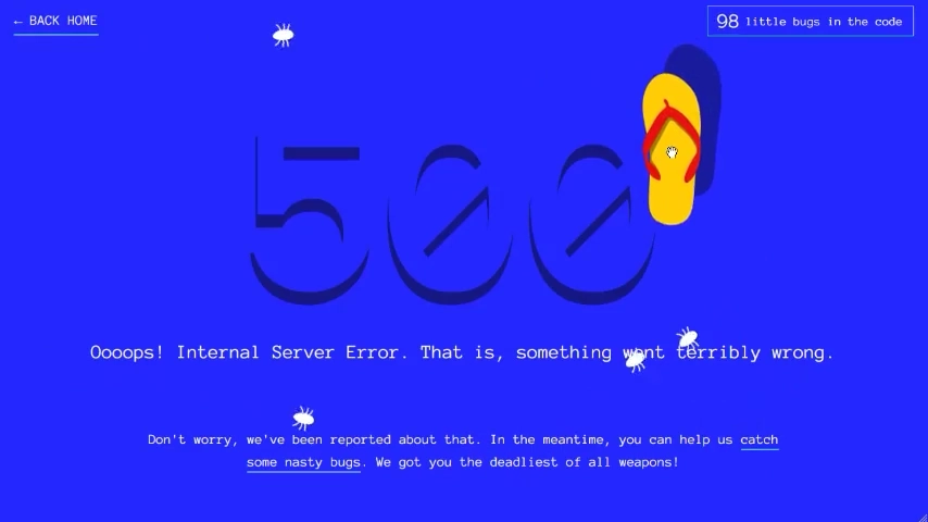 Error 500 - Bug Hunt!