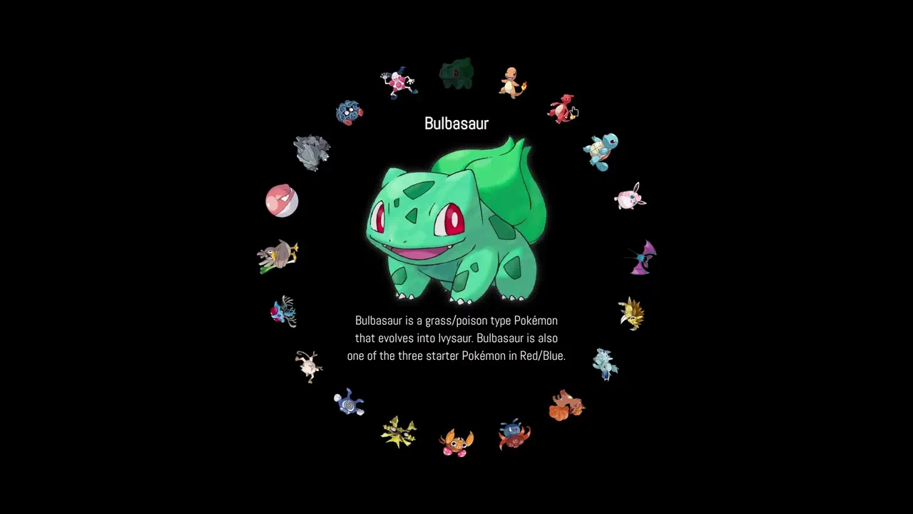 Pokémon Slide Gallery (Yet Another Circle Gallery)
