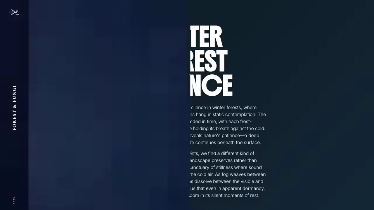 Push-Right Menu Page with GSAP Animations
