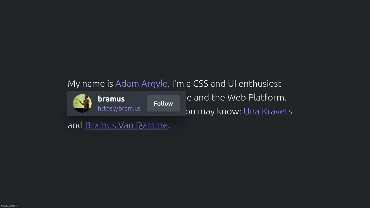 Author Cards with Popover API