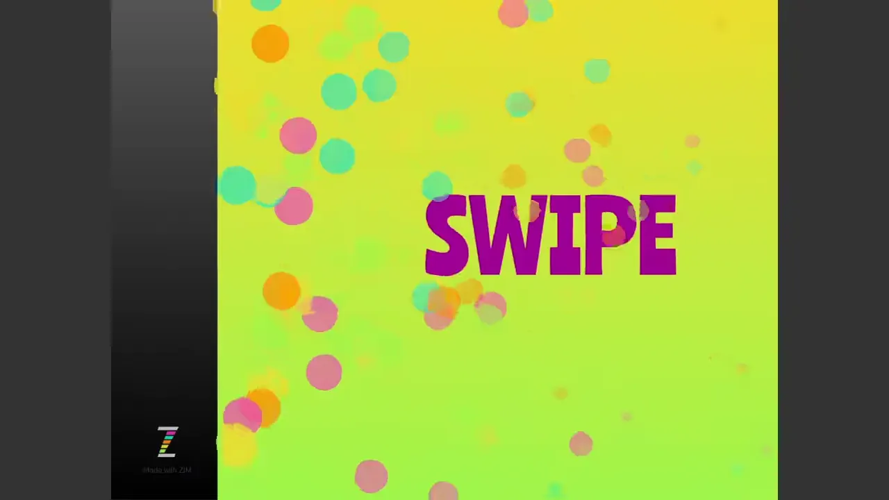 Sliding Page with ZIM.js