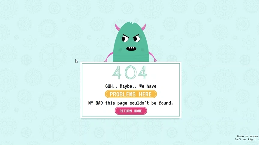 404 Page - CSS Character