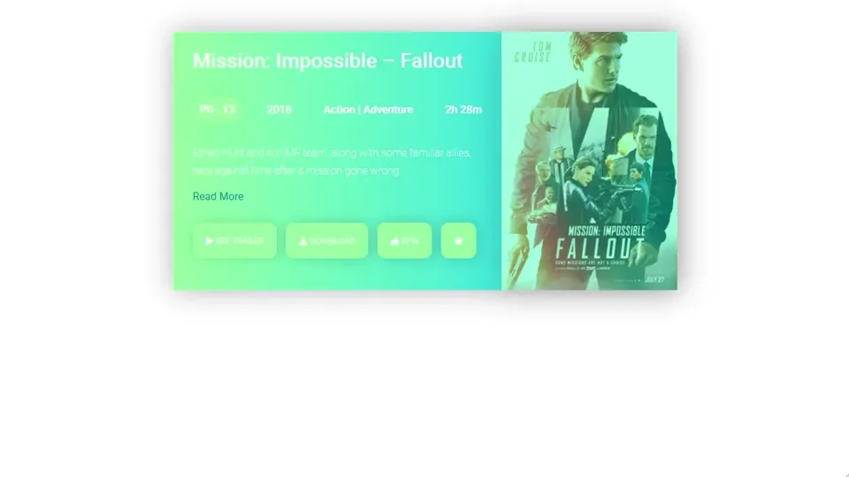 Movie Card UI