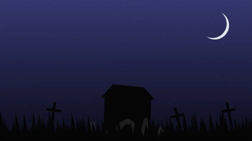 Spooky 404 Graveyard