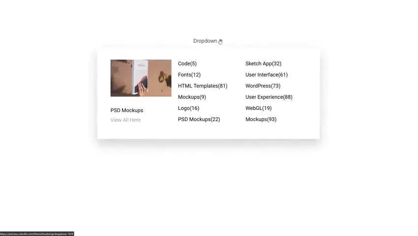 Bootstrap Dropdown #16
