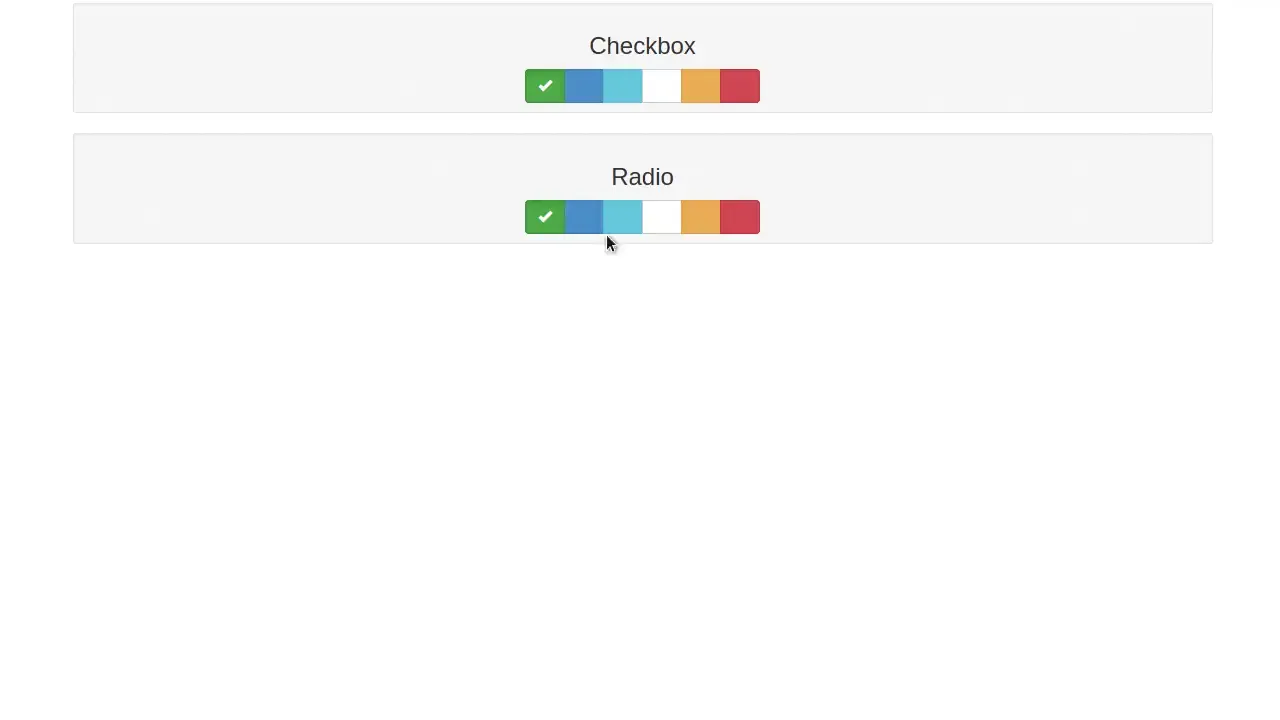 Bootstrap CSS Only Radio Buttons